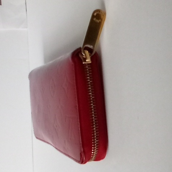 Louis Vuitton amarante vernis zippy wallet red wine burgundy color. - Picture 3 of 13